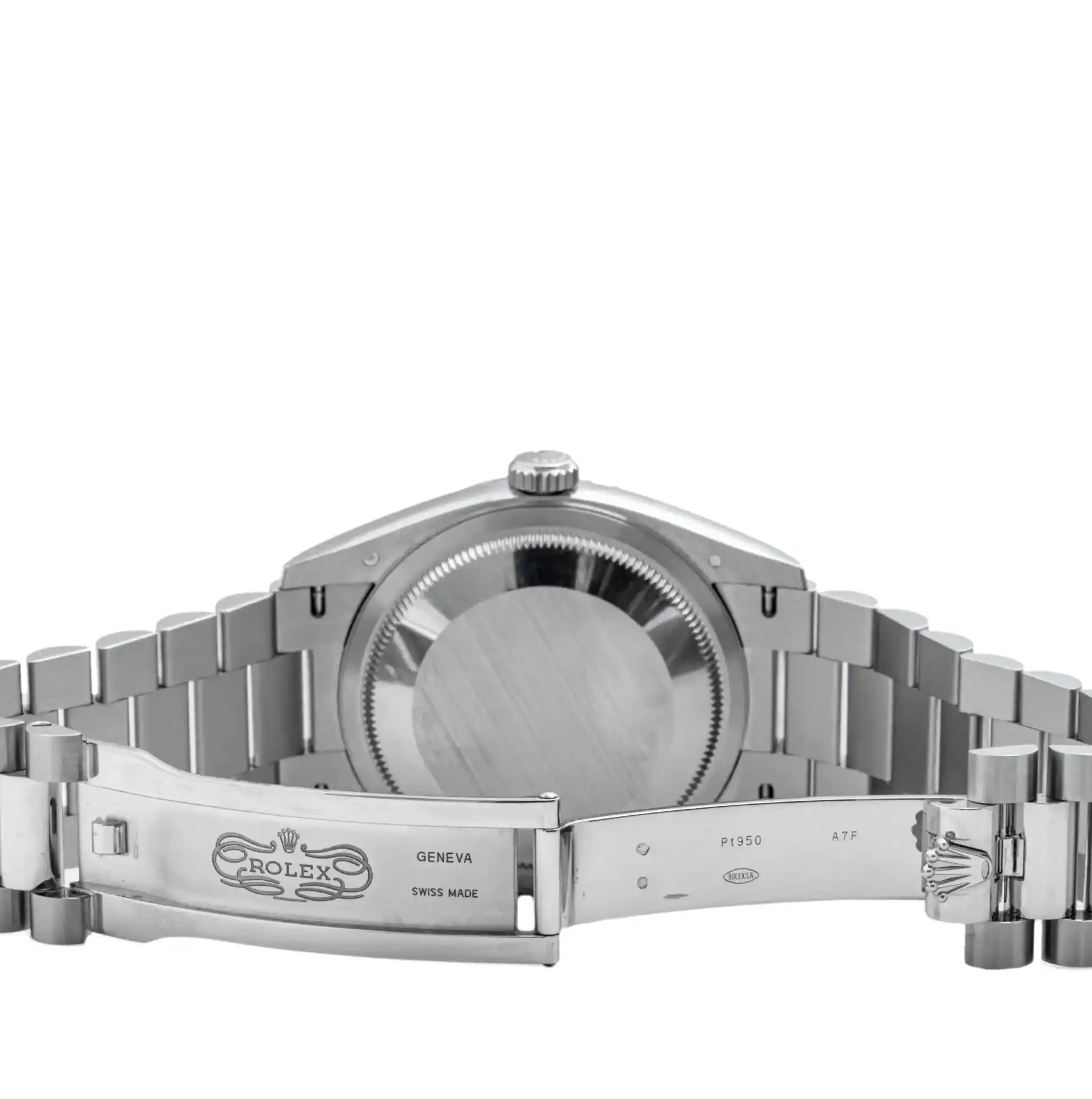 Prestigious Jewelers 228236 Day-Date Rolex Platinum 0527